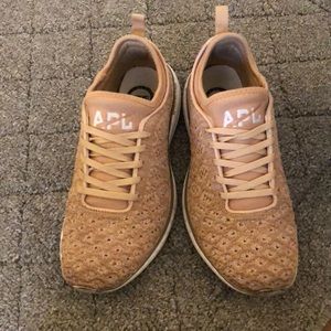 Like New!! APL Rose Gold Athletic Shoe